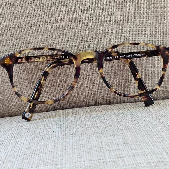 Warby Parker Women Eyeglasses Frame Brown Tortoise DOWNING 242 48[]21 140 main image 7